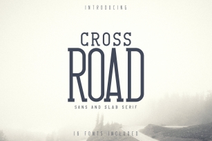 Crossroad -Vintage typeface|16 fonts Font Download