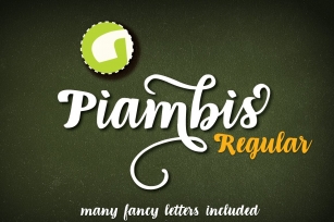 Piambis open type font Font Download