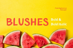 Blushes—Bold  Bold Italic Font Download