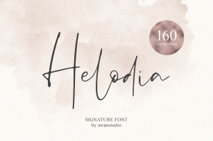 Helodia Signature Font Download