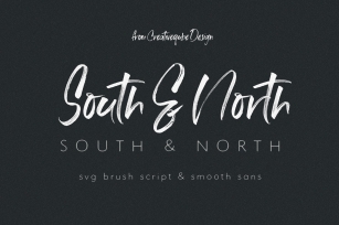South  North SVG Duo Font Download