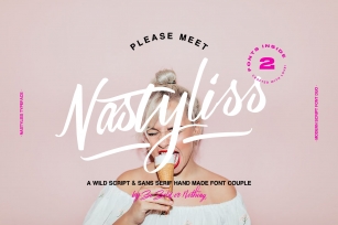 Nastyliss — A Modern Script Duo Font Download