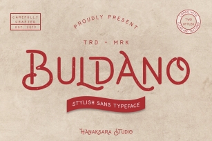Buldano Stylish Sans Font Download