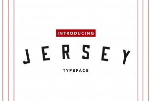 Jersey Typeface Font Download