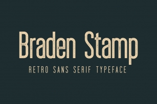 Braden Stamp Font Download
