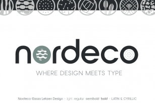 Nordeco Semibold Font Download