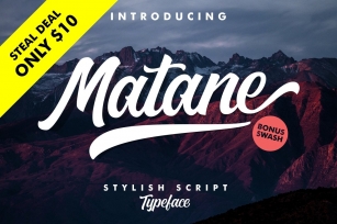 Matane Typeface + Swash Font Download