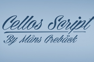 Cellos Script Font Download