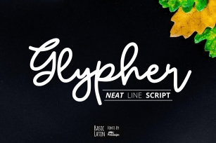 Glypher Script Font Download