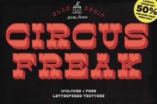 Circus Freak font Font Download