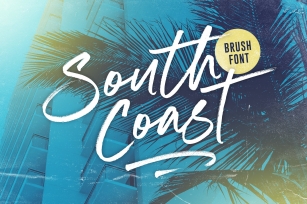 South Coast Brush Font Download