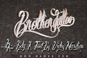 Brother Tattoo Font Download