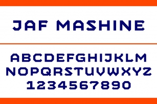 JAF Mashine Font Download