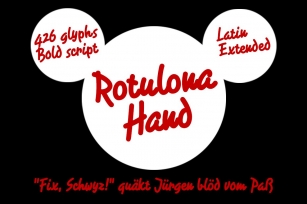Rotulona Hand -font- Font Download