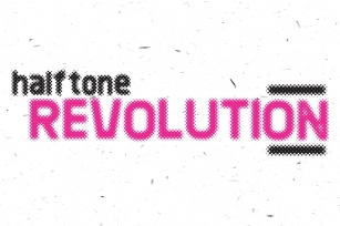 Revolution Halftone Font Download