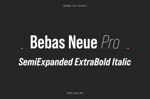 Bebas Neue Pro Font Download