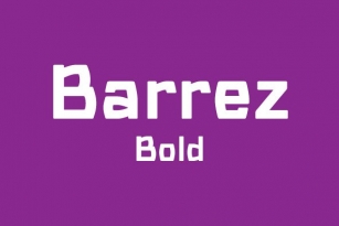 Barrez Bold Font Download