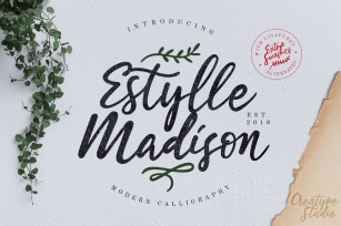 Estylle Madison Calligraphy Font Download