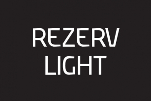 Rezerv Light Font Download
