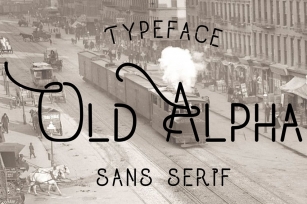 Old Alpha Typeface Font Download