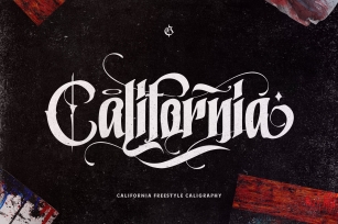 California Style + Extra slant Font Download