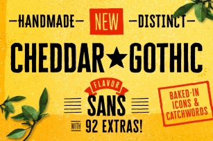 Cheddar Gothic Sans Font Download