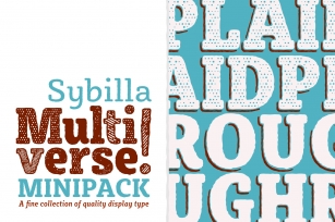 Sybilla Multiverse: Plaid + Rough Font Download