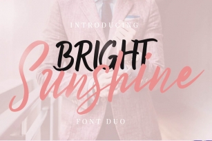 Bright Sunshine "Font Duo" Font Download