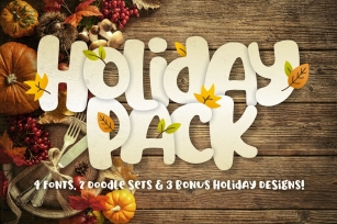 Holiday Pack Font Download