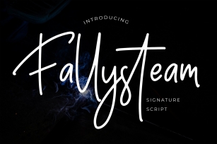 Fallysteam Signature Script Font Download