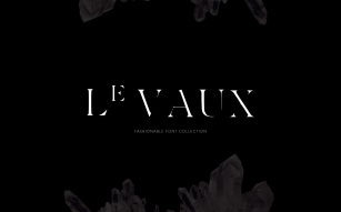LeVaux Modern Fashionable Serif Font Download