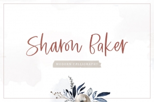 Sharon Baker Font Download