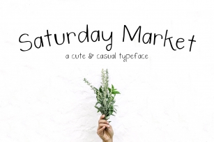 Saturday Market + Free Logos Font Download