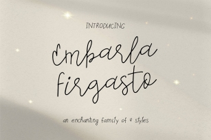 Embarla Firgasto Family Font Download
