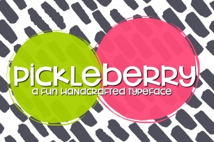 NEW!! Pickleberry Font Download
