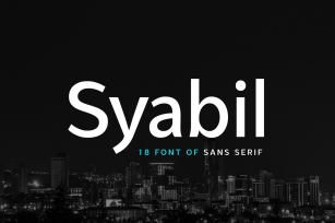 Syabil 18 Sans Serif Font Download