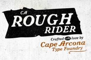 CA Rusty Nail + CA Rough Rider Set Font Download