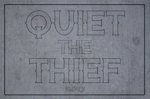 Quiet the Thief Font Download