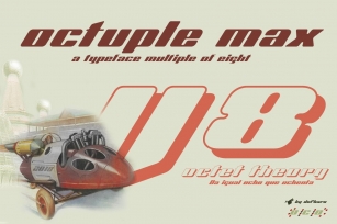 Octuple max -2 fonts- Font Download