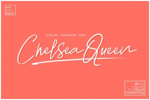 Chelsea Queen || Elegant Signature Font Download