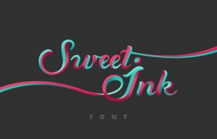 Sweet Ink Calligraphy Font Download