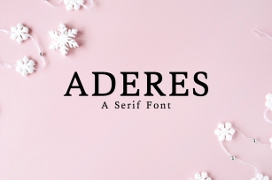 Aderes Serif 2 Family Pack Font Download