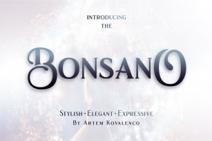 Bonsano font + Bonus Font Download