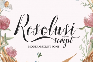Resolusi Script Font Download