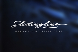 Slidingline Script Typeface Font Download