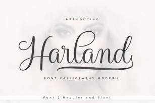 Harland (Reguler  Slant) Font Download