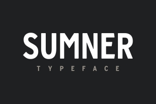 Sumner Typeface Font Download