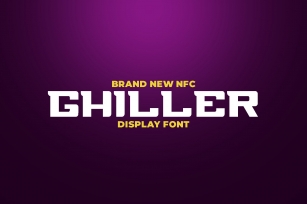 GHILLER Display Font Download