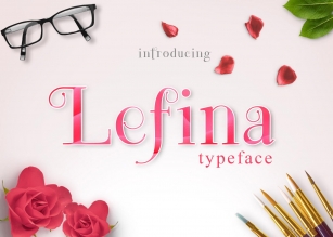 Lefina Typeface Font Download