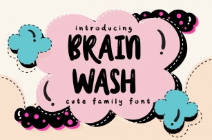 Brain Wash Typeface Font Download